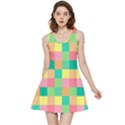 Checkerboard Pastel Square Inside Out Reversible Sleeveless Dress View1