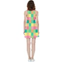 Checkerboard Pastel Square Inside Out Reversible Sleeveless Dress View2