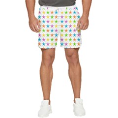 Star Pattern Design Decoration Men s Runner Shorts by Apen