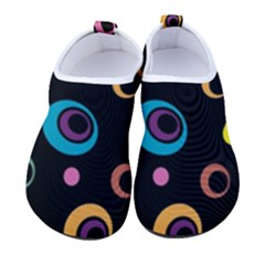 Abstract Background Retro 60s 70s Women s Sock-style Water Shoes by Apen