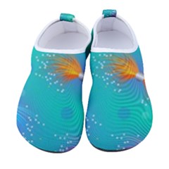 Non Seamless Pattern Blues Bright Kids  Sock-style Water Shoes by Dutashop