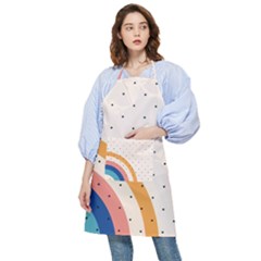 Retro Abstract Geometric Pocket Apron by Modalart