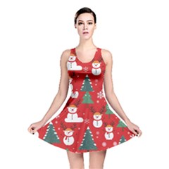 Christmas Decoration Reversible Skater Dress by Modalart