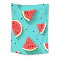 Watermelon Fruit Slice Medium Tapestry by Bedest