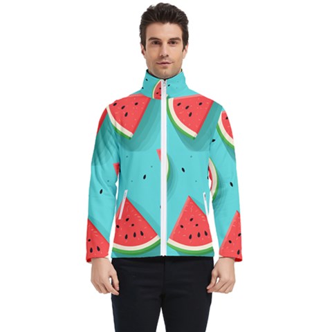 Watermelon Fruit Slice Men s Bomber Jacket by Bedest