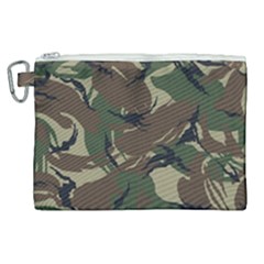 Camouflage Pattern Fabric Canvas Cosmetic Bag (xl) by Bedest