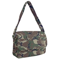 Camouflage Pattern Fabric Courier Bag by Bedest