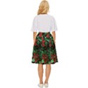 Flower Floral Pattern Christmas Classic Short Skirt View4