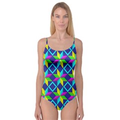 Pattern Star Abstract Background Camisole Leotard  by Ravend