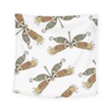 Pattern Dragonfly Background Square Tapestry (Small) View1