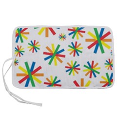 Celebrate Pattern Colorful Design Pen Storage Case (l) by Ravend