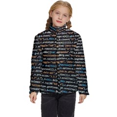 Close Up Code Coding Computer Kids  Puffer Bubble Jacket Coat by Amaryn4rt