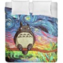 Totoro Starry Night Art Van Gogh Parody Duvet Cover Double Side (California King Size) View2