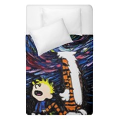 Cartoon Art Starry Night Van Gogh Duvet Cover Double Side (single Size) by Modalart