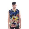 Art Cartoon Starry Night Van Gogh Men s Basketball Tank Top View1