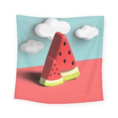 Watermelon Fruit Square Tapestry (small) by Modalart