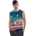 Leaves Boho Plant Bohemian Drawing Men s Regular Tank Top View1