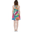 Comic Colorful Seamless Pattern Inside Out Racerback Dress View2