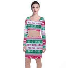 Merry Christmas Ya Filthy Animal Top And Skirt Sets by Pakjumat