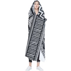 Tribal African Pattern Wearable Blanket