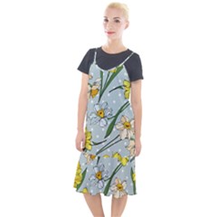 Narcissus Floral Botanical Flowers Camis Fishtail Dress by Pakjumat