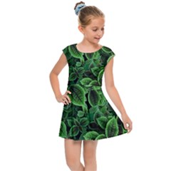 Shanghai Botanical Garden Kids  Cap Sleeve Dress by Pakjumat