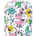 Funny Monster Pattern Full Print Backpack View1