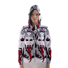 Krampus Women s Hooded Windbreaker by Maspions