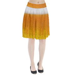 Beer Bubbles Pattern Pleated Skirt by Maspions