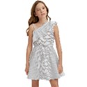 Joy Division Unknown Pleasures Kids  One Shoulder Party Dress View1