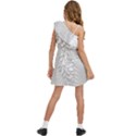 Joy Division Unknown Pleasures Kids  One Shoulder Party Dress View4