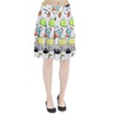 Sketch Cartoon Space Set Pleated Skirt View1