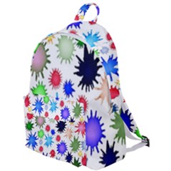 Inks Drops Black Colorful Paint The Plain Backpack by Hannah976