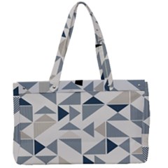 Geometric Triangle Modern Mosaic Canvas Work Bag by Hannah976