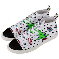 It`s Cold Outside  Men s Mid-top Canvas Sneakers by ConteMonfrey