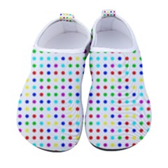 Dots Color Rows Columns Background Men s Sock-style Water Shoes by Hannah976