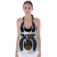 Astronaut Space Astronomy Universe Tie Back Tankini Top by Sarkoni