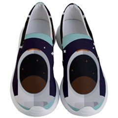 Astronaut Space Astronomy Universe Women s Lightweight Slip Ons by Sarkoni