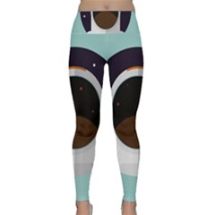 Astronaut Space Astronomy Universe Lightweight Velour Classic Yoga Leggings by Sarkoni