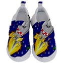 Rocket Ship Launch Vehicle Moon Kids  Velcro No Lace Shoes View1