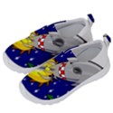 Rocket Ship Launch Vehicle Moon Kids  Velcro No Lace Shoes View2