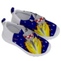 Rocket Ship Launch Vehicle Moon Kids  Velcro No Lace Shoes View3