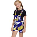 Rocket Ship Launch Vehicle Moon Kids  Short Overalls View2