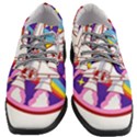 Badge Patch Pink Rainbow Rocket Women Heeled Oxford Shoes View1