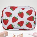 Seamless Pattern Fresh Strawberry Make Up Pouch (Small) View1