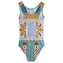 Nautical Elements Collection Kids  Cut-Out Back One Piece Swimsuit View2