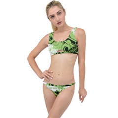 Monster Truck Illustration Green Car The Little Details Bikini Set by Sarkoni