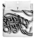 Hip Hop Music Drawing Art Graffiti Duvet Cover Double Side (Queen Size) View1