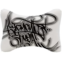 Hip Hop Music Drawing Art Graffiti Seat Head Rest Cushion by Sarkoni