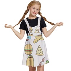 Dinner Meal Food Snack Fast Food Kids  Apron Dress by Apen